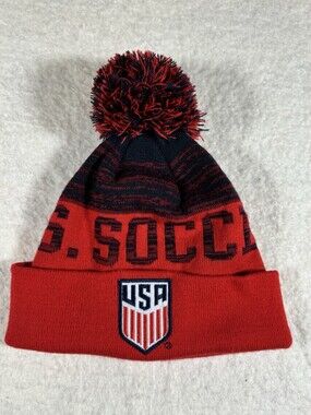 US Soccer Knit Pom Pom Winter Beanie